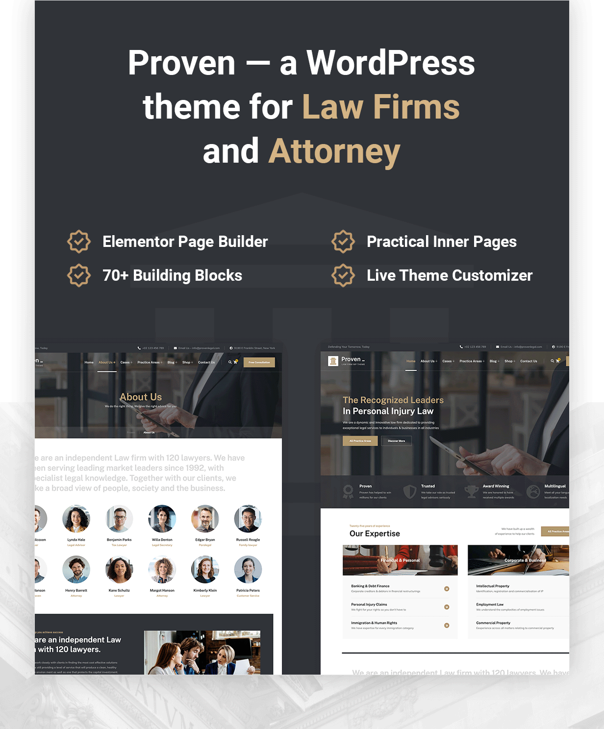 Proven - Lawyer & Attorney WordPress Theme