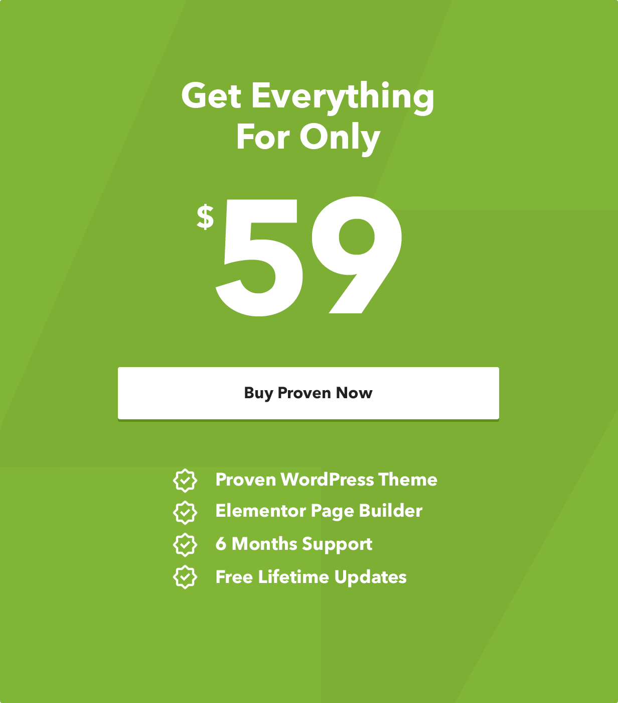 Poven WordPress Theme Pricing