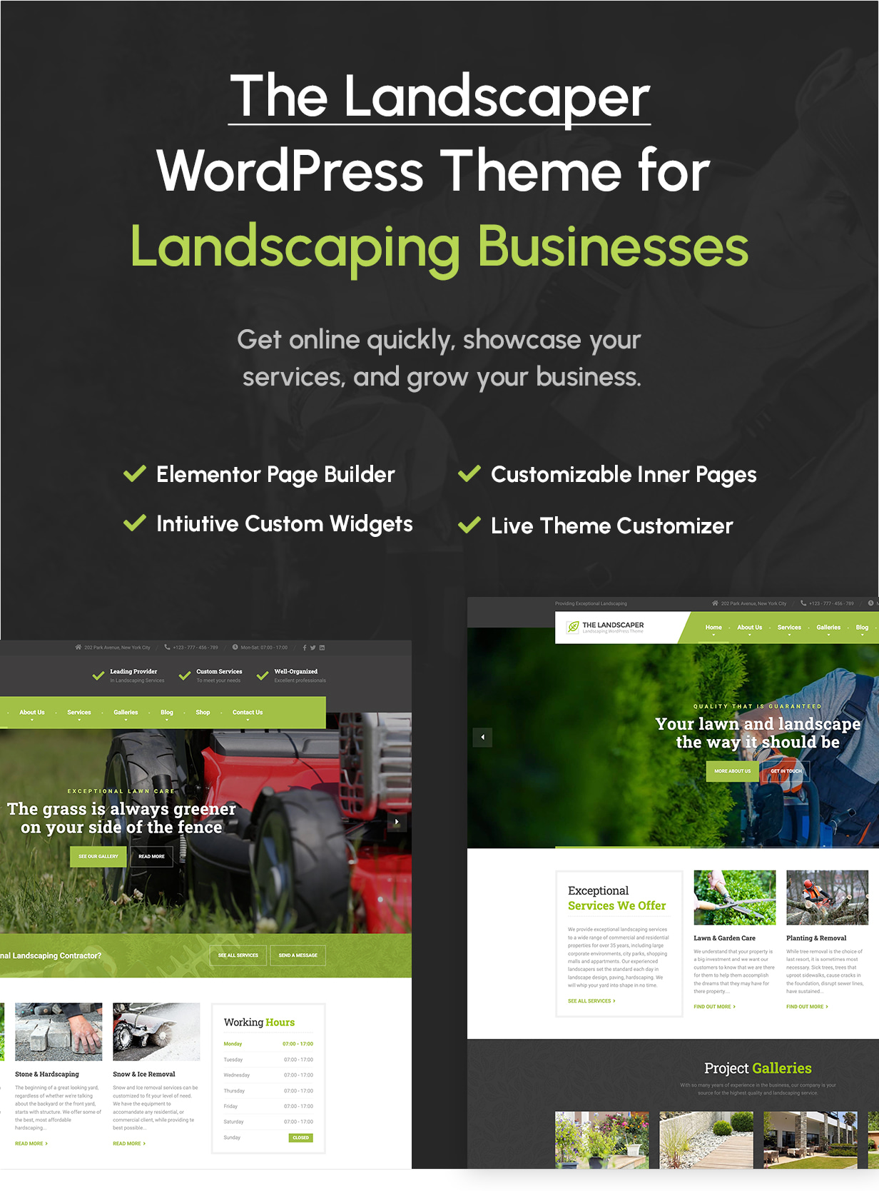 The Landscaper - Lawn & Landscaping WP Theme